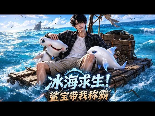 一口氣看完 一葉木筏，雙鯊為伴，稱霸冰海