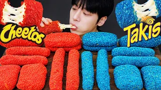 ASMR MUKBANG 직접 만든 타키스 대왕 가래떡 불닭볶음면 짜파게티 치즈스틱 핫도그 먹방 & 레시피 FIRE NOODLES EATING SOUND!