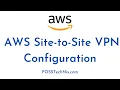 Download Lagu AWS Site-to-Site VPN Configuration Step by Step | Virtual Private Gateway and Customer Network | AWS