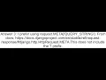 Best way to get query string from a URL in python