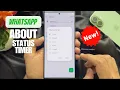 How to Use WhatsApp Status with Disappearing options
