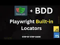Playwright Built-in Locators Explained getByRole getByText getByLabel Playwright for Beginners