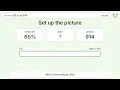 What is 65 of 914 Step-by-Step Percent