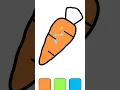 coloring game for kids carrot coloring