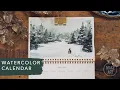 Learn How To Paint a Watercolor Calendar