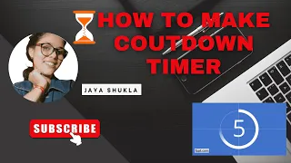 How To Make Countdown Timer Using Python Programming Language Jaya Shukla