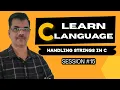 FREE C Language Course Handling String in C Language Session