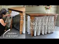 Download Lagu Old Kitchen Countertop Turned Lovely Skirted Table