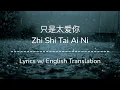 Download Lagu [ENG SUB] 只是太爱你 Zhi Shi Tai Ai Ni - 张敬轩 Hins Cheung (Chinese/Pinyin/English Lyrics 歌词)