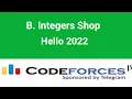 B Integers Shop Solution Hello 2022 Codeforces Solution CP Codeforces Bangla C