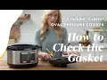 Crockpot Setup How To Install Clean the Gasket in your Crockpot Express Oval Pressure Cooker