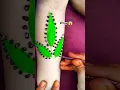 Download Lagu easy and beautiful mehendi design with leaves 🌿 simple henna art #shorts#trending#viral#mehndidesign