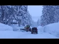 Driving from Kingvale to Soda Springs - Valentine s Day 2025 Winter Storm
