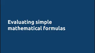 Python for Engineers Module 2 Part 2 Evaluating simple math formulas