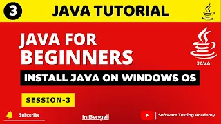 Java Tutorial for Beginners How to install Java on Windows OS Install Java JDK