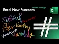Learn Excel new functions 2021 - Lambda Unique Let Dynamic Arrays ArrayToText and more