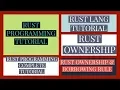 Rust Programming Complete Tutorial For Beginners Rust Ownership Using Function Return Part 20