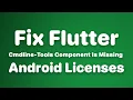 Fix Flutter cmdline-tools component is missing Android Licenses