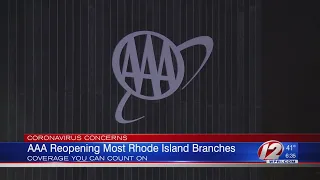 AAA opening majority of RI branches DMV service available by appointment only