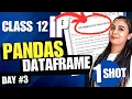 Day 3 PANDAS - DataFrame ONE SHOT CBSE Class 12 Informatics Practices 065