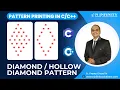 Pattern Printing in Session 18 Diamond Pattern Hollow Diamond Pattern Printing