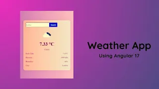 Angular Weather App Tutorial Build from Scratch with OpenWeather API Step-by-Step Guide