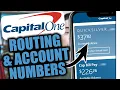 How to Find Account Routing Number on Capital One App