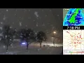 2-3 Minnesota Snow Storm in 3 Minutes Feb 17 2020 With Doppler Radar and Traffic Map