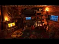 Download Lagu Diepe slaap in 3 minuten - gezellige winterhut met sneeuwstormgeluiden, windgeluiden, open haard