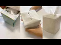 Plain Tissue Box Covers Perfect for Monogramming that Fit Over Any Puffs or Kleenex