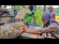 Download Lagu Ekstrim !! Penggergajian kayu jati kebun - mesin Serkel rakitan