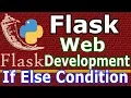 Flask Web Development If Else Condition