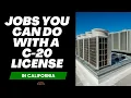 C-20 License Update HVAC Contractor License Jobs Services Requirements Fees Certifier Exam
