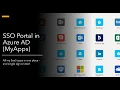 SSO Portal in Azure Active Directory Myapps