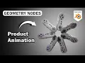 Product Spin Animation with Geometry Nodes Blender Tutorial