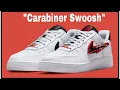 Nike Air Force 1 Low Carabiner Swoosh White Habanero Red Detailed Kicks