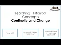 Continuity and Change