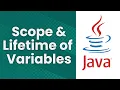 Scope and Lifetime of Variables Java Tutorial