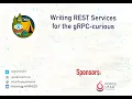 THIS ONE HAS SOUND Writing REST Services for the gRPC-curious
