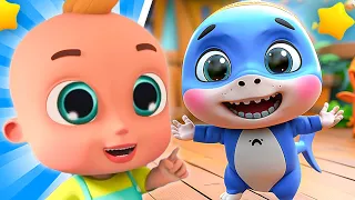 Cartoons Toddler Songs - 3D Baby Shark - Nursery Rhymes