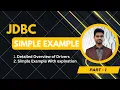 1 JDBC Tutorial Part - 1 JDBC Drivers JDBC Simple Example Phani Soft Tech