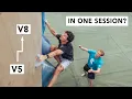 Pro Coach Takes V5 Climber to V8 in One Session