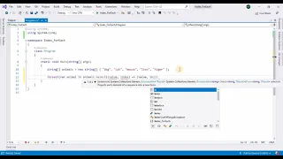 Index for foreach looping in CSharp C using Linq