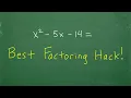 Best FACTORING Hack EVER