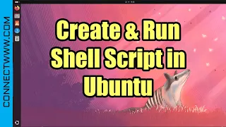 How to create and run shell script in Ubuntu