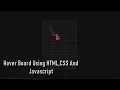 Created HoverBoard Using HTML5 CSS3 And Javascript Amazing Effects Free Source Code