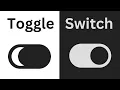 How To Make CSS - Toggle Switch Using HTML And CSS Animated On Off Button Checkbox Design