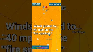 Brush fire in Ocala Florida