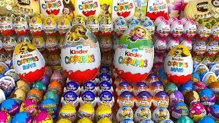258 Киндер Сюрпризов Мега Обзор! Финал 🎉 Щенячий Патруль,Маша и Медведь,Роблокс,Синий Трактор,Натунс