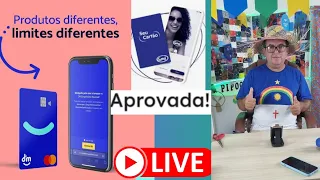 LIVE:????Cartão DM único que está aumentando Limite cartão Senff aprovando